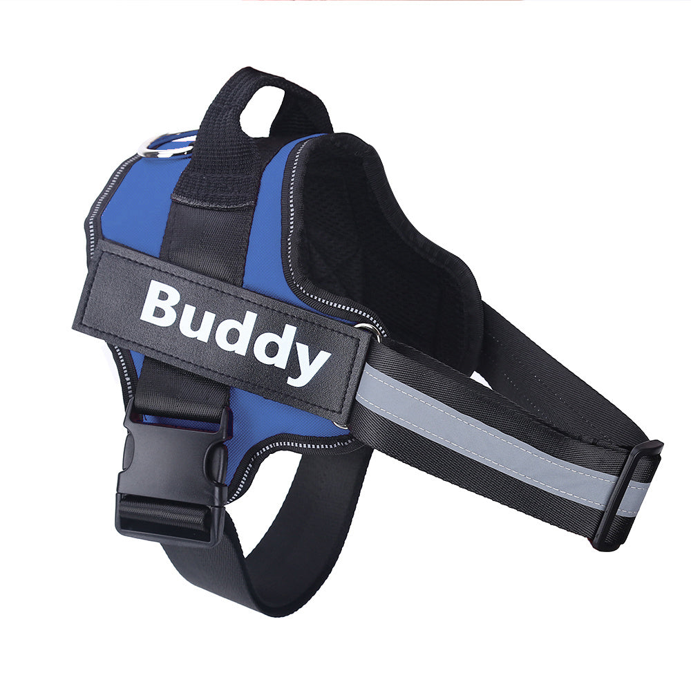 Safe Night Walks with Reflective Custom Dog Harness