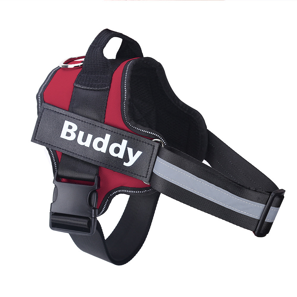 Safe Night Walks with Reflective Custom Dog Harness