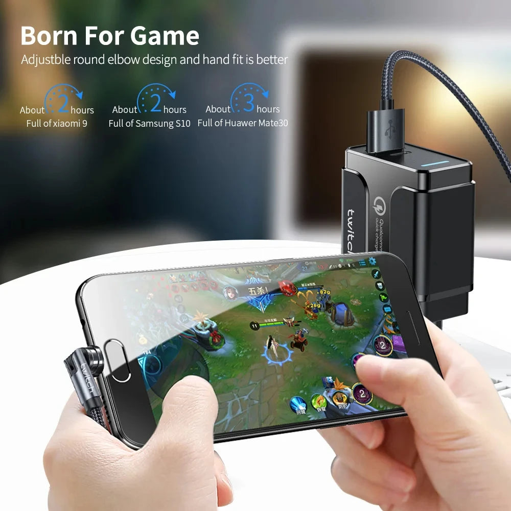 3-in-1 540° Magnetic Fast Charge Cable