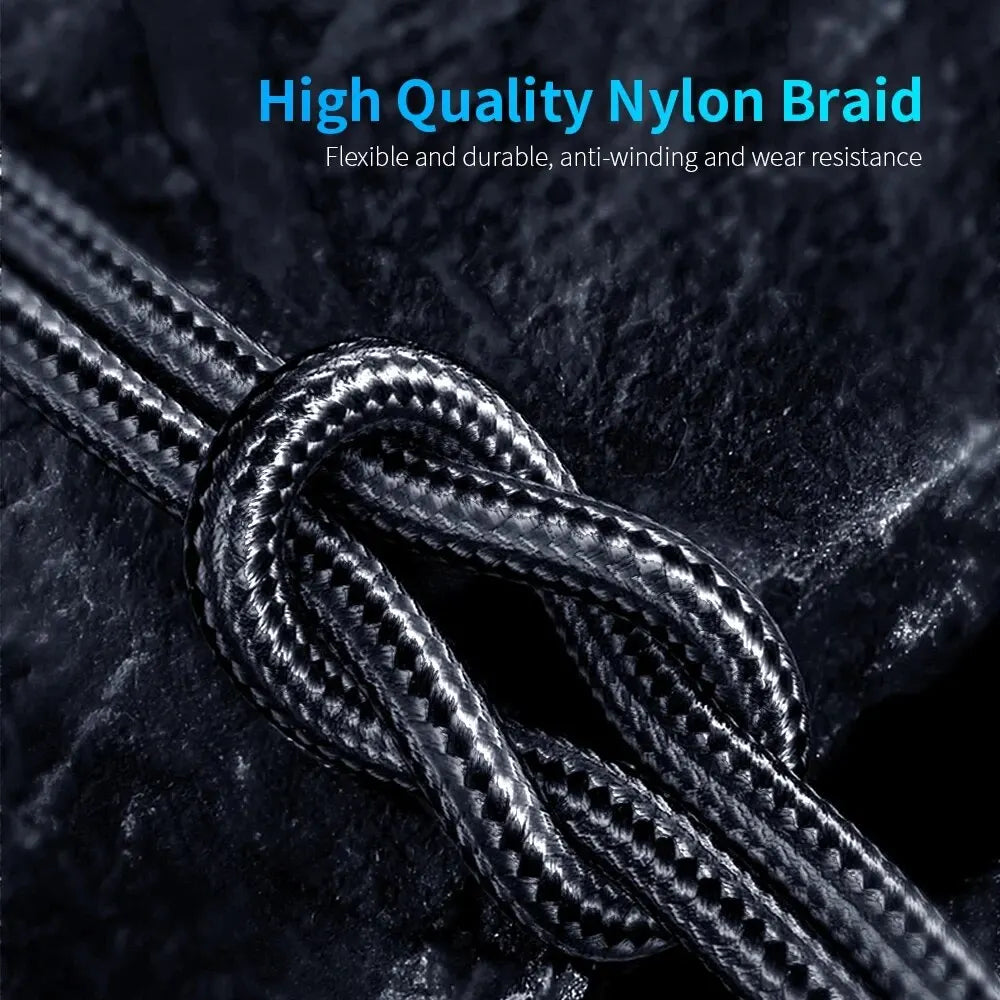 3-in-1 540° Magnetic Fast Charge Cable