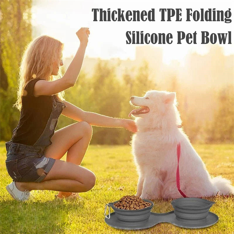 Pet-Friendly Foldable Bowl: Perfect for Travel and Home