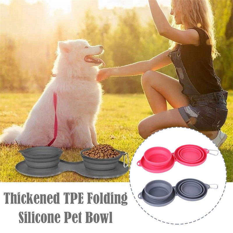 Pet-Friendly Foldable Bowl: Perfect for Travel and Home