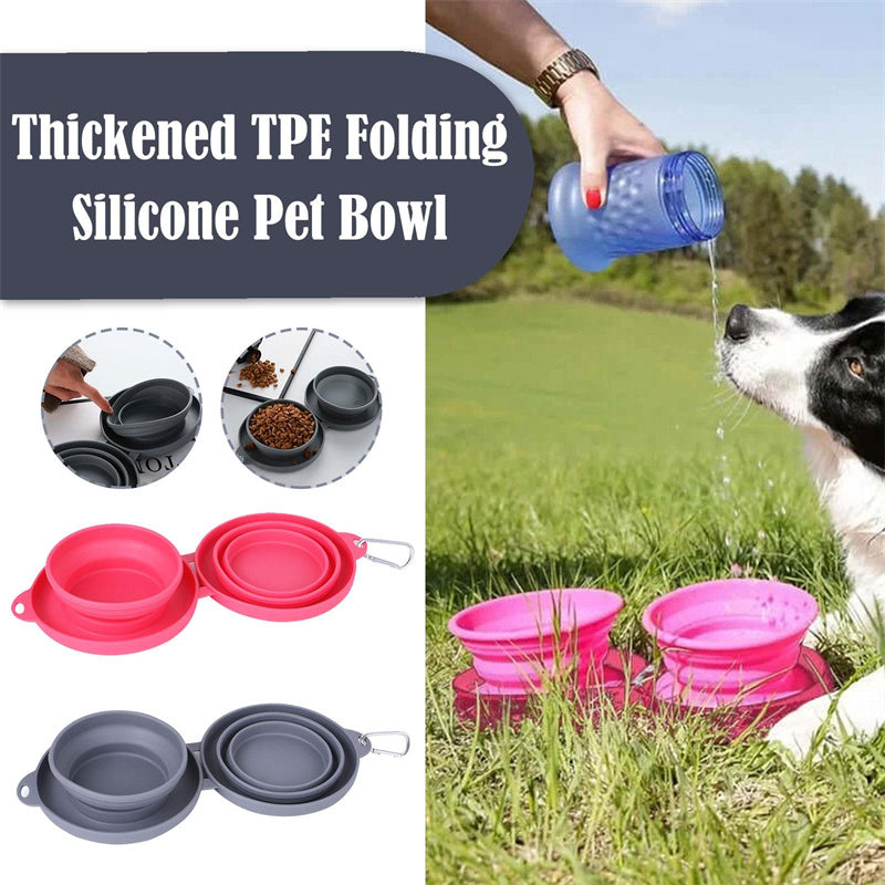 Pet-Friendly Foldable Bowl: Perfect for Travel and Home