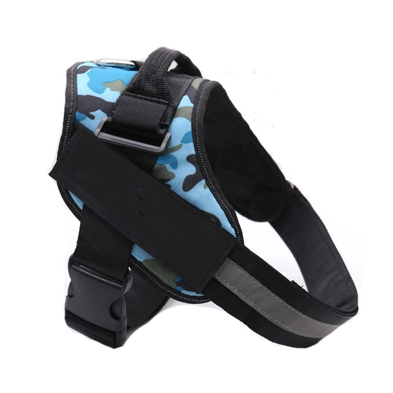 Safe Night Walks with Reflective Custom Dog Harness