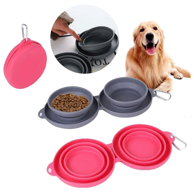 Pet-Friendly Foldable Bowl: Perfect for Travel and Home