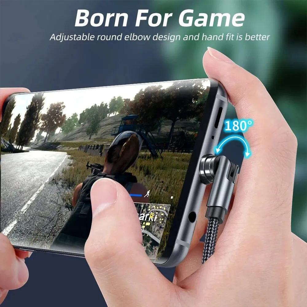 3-in-1 540° Magnetic Fast Charge Cable